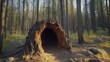 © andri - Forest Hollow Tree Shelter, Sunlight, Adventure