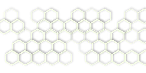 Poster - Abstract geometric technology out color line hexagon polygonal honeycomb luxury pattern vector background.	