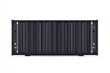 © IES Astro Stock - Cargo Container Blank Mockup with logo and copy space isolated on white background. Shipping Container Mockup. Industrial Cargo Box. Freight Container. Cargo Container isolated on white.