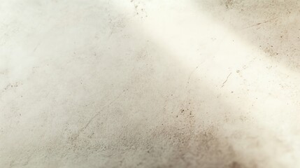 Poster - Neutral Concrete Surface with Light Beam, Ideal for Texture Backgrounds