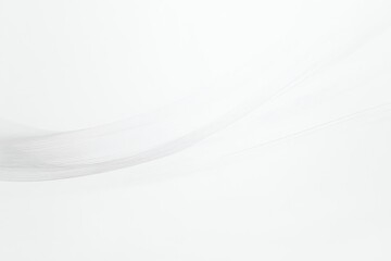 Aufkleber - Minimalist White Background with Flowing Abstract Lines for Clean Design