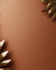 Poster - Vibrant bunch of colorful flowers arranged elegantly against a warm brown background for contrast