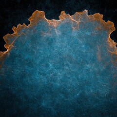 Poster - Vibrant blue and orange background creating a striking visual contrast perfect for artistic expression