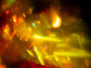 Wall Mural - abstract bokeh background with warm color. digital background for design. lens flare and light glow.