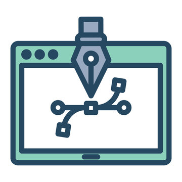 graphic design line green fill_Anchor Point.eps