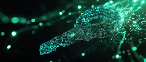 Poster - digital key technology concept