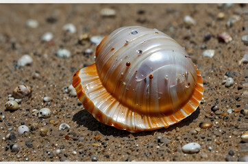 snail on the beach