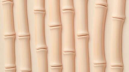 Leinwandbilder - Abstract beige bamboo texture pattern design.