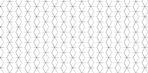 Fototapete - vector seamless pattern with hexagon square cube geometric pattern shapes grid metal element texture