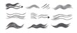 © วิทวัส วงษ์หาจักร์ - Various abstract ink wave designs and patterns.