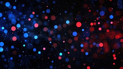 Fototapete - Abstract bokeh background with vibrant colours