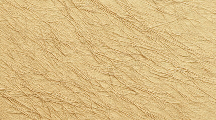 Leinwandbilder - Closeup of textured natural paper background highlighting the intricate folds and creases in warm beige tones : Generative AI