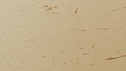 Leinwandbilder - CloseUp Shot of Natural Handmade Paper with Visible Fibers and Texture in Earthy Tones : Generative AI