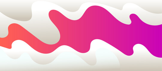 Poster - colorful geometric background. liquid color background design. fluid shapes composition.
