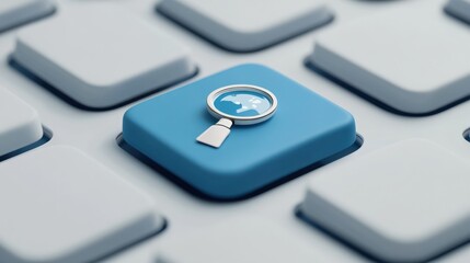 Global search, computer keyboard, internet, online, digital