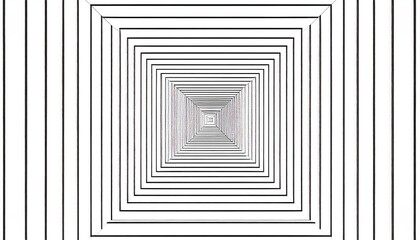 Poster - Dynamic geometric patterns abstract space photography minimalist design symmetrical perspective visual depth