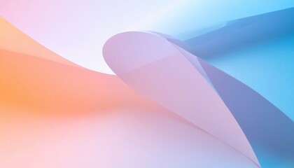 Poster - Dynamic abstract composition digital art colorful background smooth shapes creative environment modern design