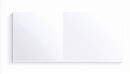 Poster - Creative blank canvas showcase art studio digital art minimalist setting straight-on view artistic potential