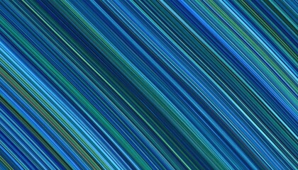 Poster - Dynamic blue stripes artwork abstract design digital graphics contemporary art high-resolution vibrant colors