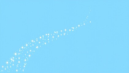 Aufkleber - magical sparkle trail fantasy sky digital art bright atmosphere aerial perspective enchantment and w