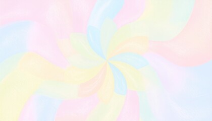 Poster - Dynamic swirling colors abstract art composition soft pastel environment creative visual perspective