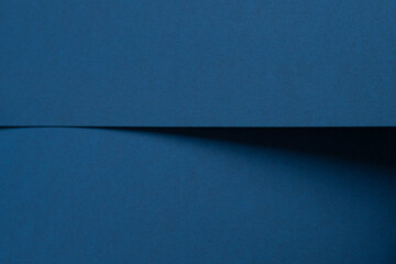 Aufkleber - Blue paper texture with ocean blue and cobalt tones, sleek geometric lines and layered design, stylish minimalistic finish, vibrant contrast for an elegant, moody backdrop in deep blue hues..