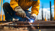 © Fidel - Welder Working on Construction Site
