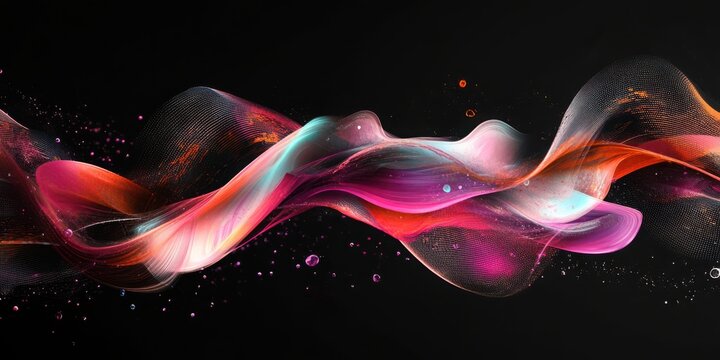 ink splash twist, chromatic ripple, background