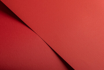 Aufkleber - Red paper texture with vibrant fire red and scarlet tones, rough textured surface with punched geometric lines, bold abstract composition, clean, stylish finish for a premium, energetic backdrop..
