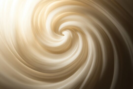 Background reveals twists and ripples of light swirl haze
