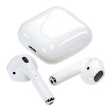 Wireless Earbuds with Charging Case isolated on transparent background