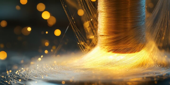 light thread spin, dreamy light, background