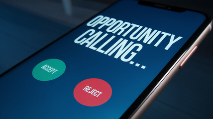 smartphone screen displays 