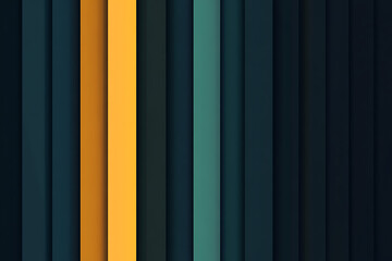 Poster - Dark blue background with vertical light stripes of different colors, glowing vertical lines, gradient, vertical gradients