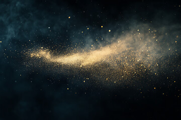 Poster - dark background with scratches and dust