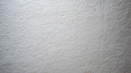 Poster - Close-up view of a white textured surface showcasing visible fibers creating an intriguing and irregular pattern, suitable for backgrounds and design elements