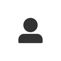 Poster - Avatar icon. User symbol modern, simple, vector, icon for website design, mobile app, ui. Vector Illustration