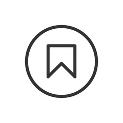 Poster - Bookmark icon. Save symbol modern, simple, vector, icon for website design, mobile app, ui. Vector Illustration