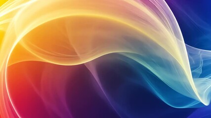 Poster - Colorful abstract swirl patterns in dynamic motion