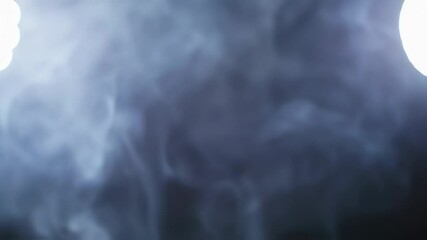 Wall Mural - abstract white spot light with smoke