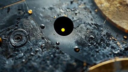 Poster - Dynamic metallic surfaces with moving droplets and shiny textures