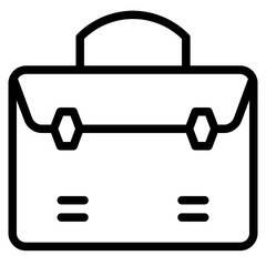 Poster - Accounting Bag Case Line Icon