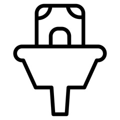 Poster - Cash Filter Money Line Icon