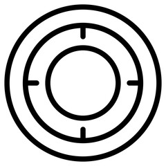 Poster - Circle Clock Money Line Icon