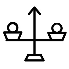 Poster - Concept Debt Business Line Icon