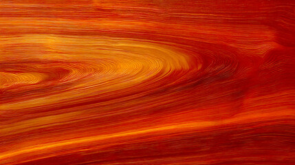 Leinwandbilder - Close up view of smooth and elegant natural wood grain texture in rich warm hues of red and brown : Generative AI