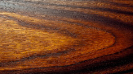 Leinwandbilder - Detailed closeup of a richly textured wooden surface showcasing beautiful natural patterns and warm tones : Generative AI