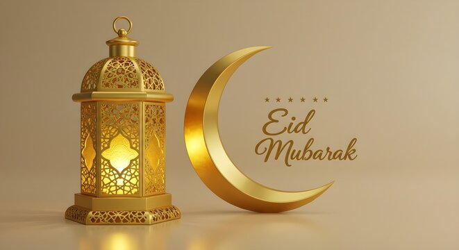 Golden Crescent Moon Lanterns
Ramadan Kareem Decoration
Islamic Festive Lights Design
Eid Mubarak Moon and Lamps
Muslim Holiday Ornamentation