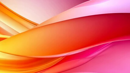 Poster - Dynamic waves of vibrant color flowing in mesmerizing abstract motion