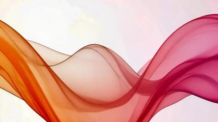Poster - Dynamic flowing colorful waves creating mesmerizing abstract patterns